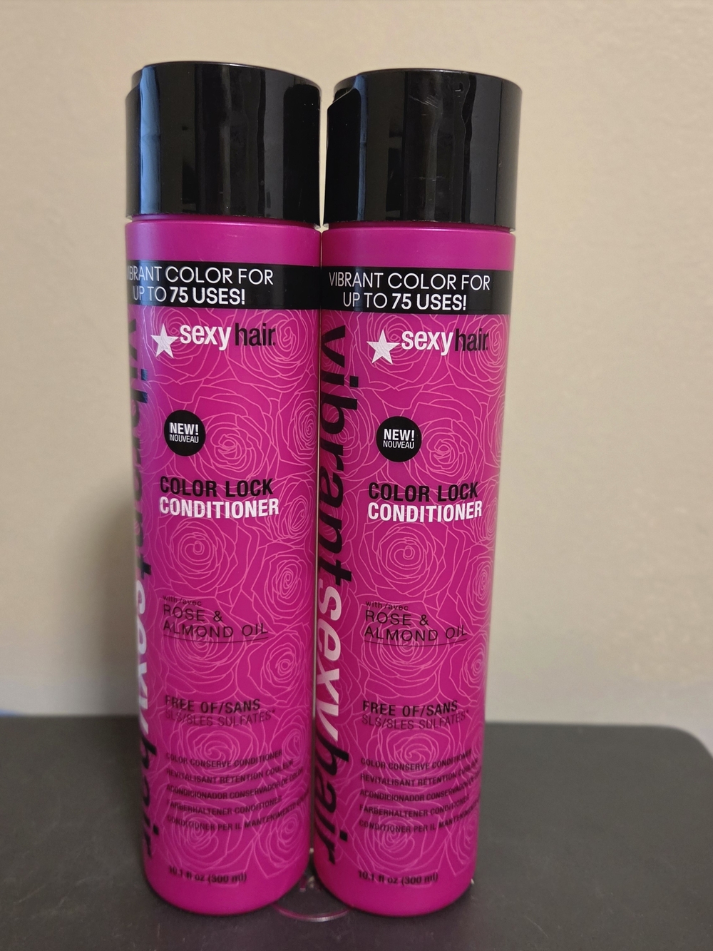 Vibrantsexyhair Color Lock Conditioner - Hot Pink Bottle (Set of 2)